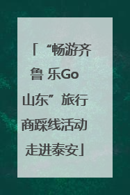 “畅游齐鲁 乐Go山东”旅行商踩线活动走进泰安