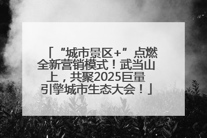 “城市景区+”点燃全新营销模式！武当山上，共聚2025巨量引擎城市生态大会！