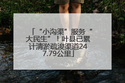 “小沟渠”服务“大民生”！叶县已累计清淤疏浚渠道247.79公里