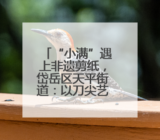 “小满”遇上非遗剪纸，岱岳区天平街道：以刀尖艺术唤醒传统文化基因