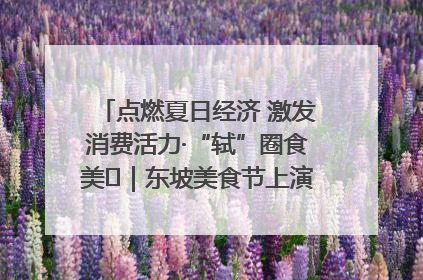点燃夏日经济 激发消费活力·“轼”圈食美⑪｜东坡美食节上演“文化满汉全席”