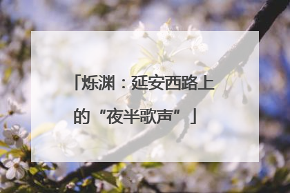 烁渊：延安西路上的“夜半歌声”