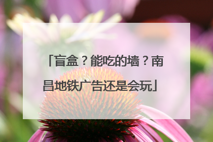 盲盒？能吃的墙？南昌地铁广告还是会玩
