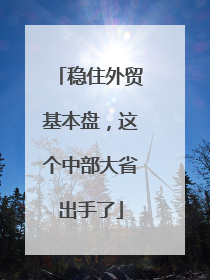 稳住外贸基本盘，这个中部大省出手了