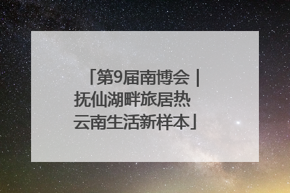 第9届南博会｜抚仙湖畔旅居热 云南生活新样本