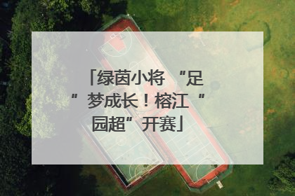 绿茵小将 “足”梦成长！榕江“园超”开赛