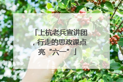 上杭老兵宣讲团，行走的思政课点亮“六一”