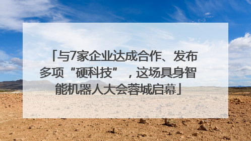 与7家企业达成合作、发布多项“硬科技”，这场具身智能机器人大会蓉城启幕