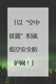 以“空中铁翼”织就低空安全防护网！