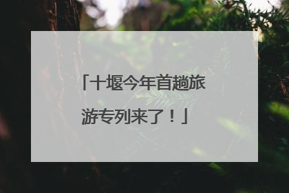 十堰今年首趟旅游专列来了！