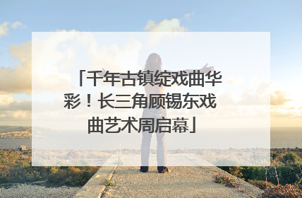 千年古镇绽戏曲华彩！长三角顾锡东戏曲艺术周启幕
