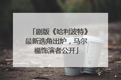 剧版《哈利波特》最新选角出炉，马尔福饰演者公开