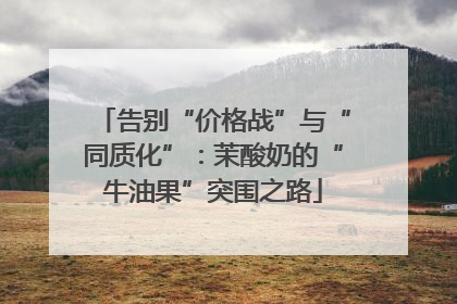 告别“价格战”与“同质化”：茉酸奶的“牛油果”突围之路