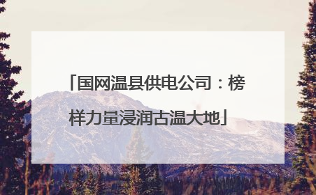 国网温县供电公司：榜样力量浸润古温大地