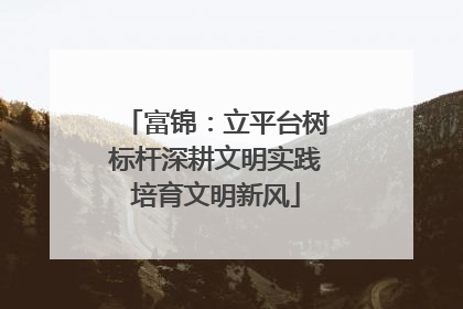 富锦：立平台树标杆深耕文明实践培育文明新风