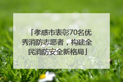 孝感市表彰70名优秀消防志愿者，构建全民消防安全新格局