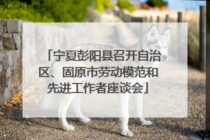 宁夏彭阳县召开自治区、固原市劳动模范和先进工作者座谈会