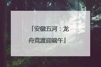 安徽五河：龙舟竞渡迎端午