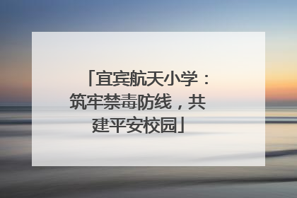 宜宾航天小学：筑牢禁毒防线，共建平安校园