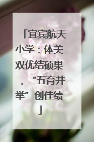 宜宾航天小学：体美双优结硕果，“五育并举”创佳绩