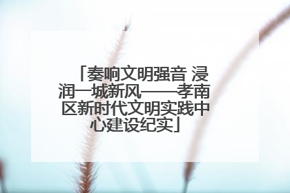 奏响文明强音 浸润一城新风——孝南区新时代文明实践中心建设纪实