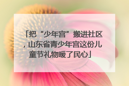 把“少年宫”搬进社区，山东省青少年宫这份儿童节礼物暖了民心