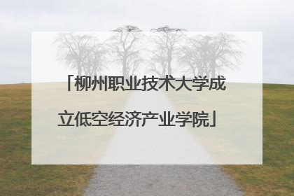 柳州职业技术大学成立低空经济产业学院