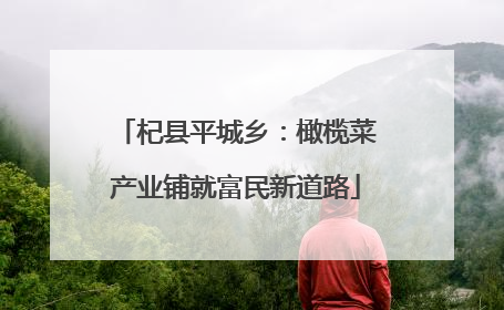 杞县平城乡：橄榄菜产业铺就富民新道路