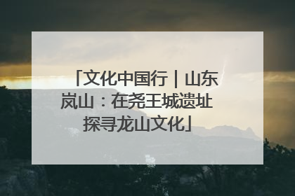 文化中国行｜山东岚山：在尧王城遗址探寻龙山文化