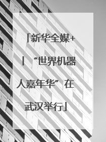 新华全媒+丨“世界机器人嘉年华”在武汉举行