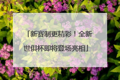 新赛制更精彩！全新世俱杯即将登场亮相