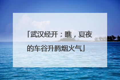 武汉经开：瞧，夏夜的车谷升腾烟火气
