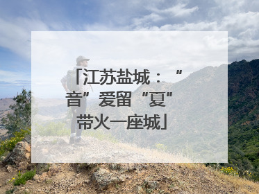 江苏盐城：“音”爱留“夏” 带火一座城