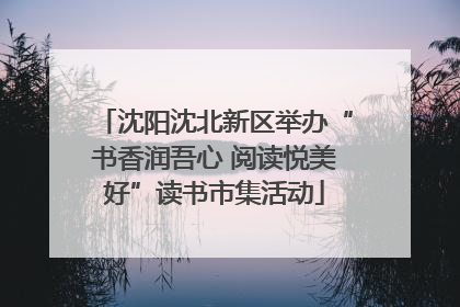 沈阳沈北新区举办“书香润吾心 阅读悦美好”读书市集活动