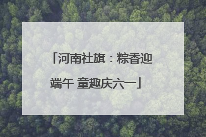 河南社旗：粽香迎端午 童趣庆六一