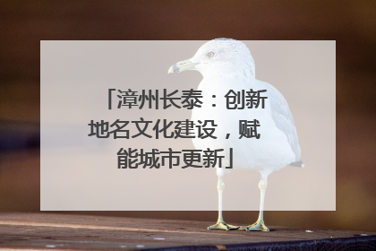 漳州长泰：创新地名文化建设，赋能城市更新