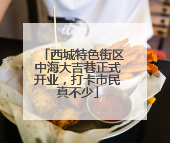西城特色街区中海大吉巷正式开业，打卡市民真不少
