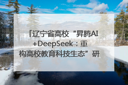 辽宁省高校“昇腾AI+DeepSeek：重构高校教育科技生态”研讨会在沈阳成功举办