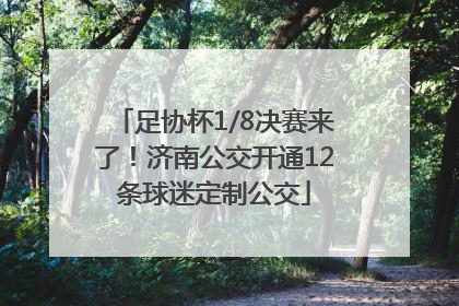 足协杯1/8决赛来了！济南公交开通12条球迷定制公交