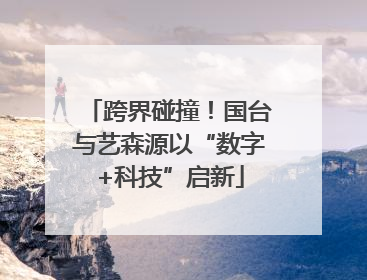 跨界碰撞！国台与艺森源以“数字+科技”启新