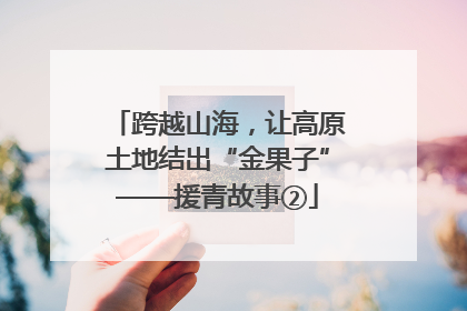 跨越山海，让高原土地结出“金果子”——援青故事②