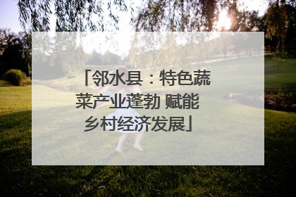 邻水县：特色蔬菜产业蓬勃 赋能乡村经济发展