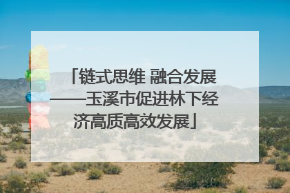 链式思维 融合发展——玉溪市促进林下经济高质高效发展