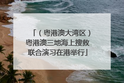 （粤港澳大湾区）粤港澳三地海上搜救联合演习在港举行