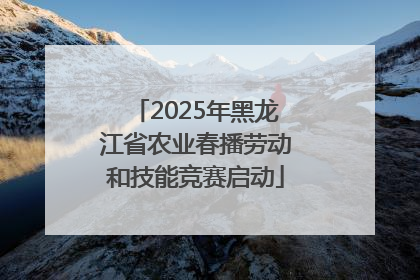 2025年黑龙江省农业春播劳动和技能竞赛启动