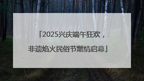 2025兴庆端午狂欢，非遗焰火民俗节燃情启幕
